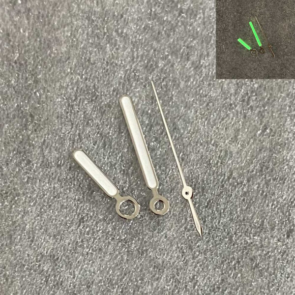 Watch Accessories NH35 Pointer Silver Edge White Suitable For Assembly NH35364R Automatic Movement