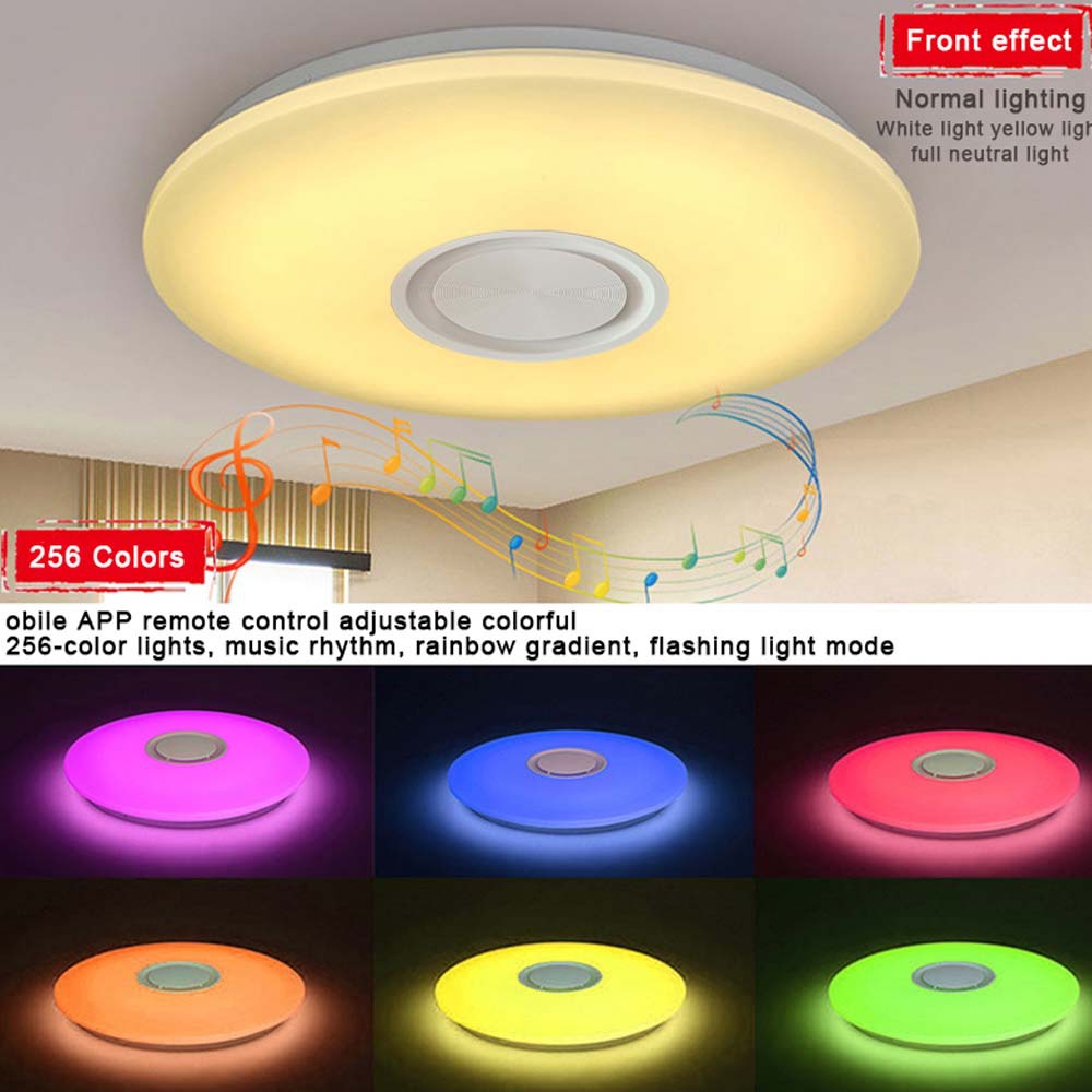 Bedroom Hallway Foyer Round RGB Smart Ceiling Light - Image 2