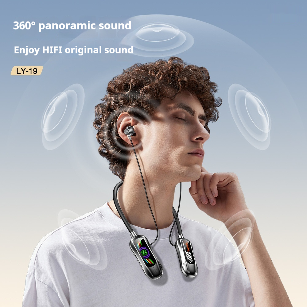 Neck-mounted Bluetooth Headset Ultra-long Life Battery Card-inserting Ultra-clear Sound Quality Large Power - Image 4