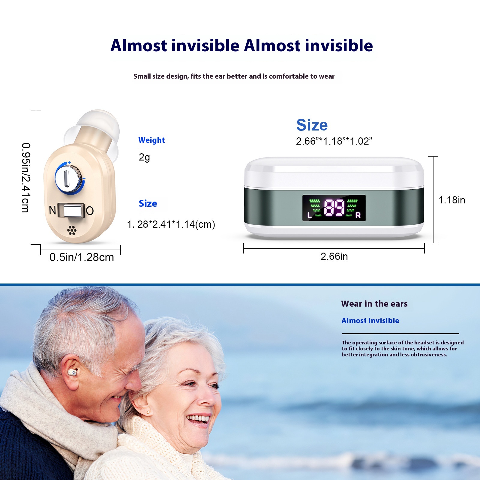 Charging Digital Display Sound Amplifier Hearing Auxiliary Equipment - Image 2