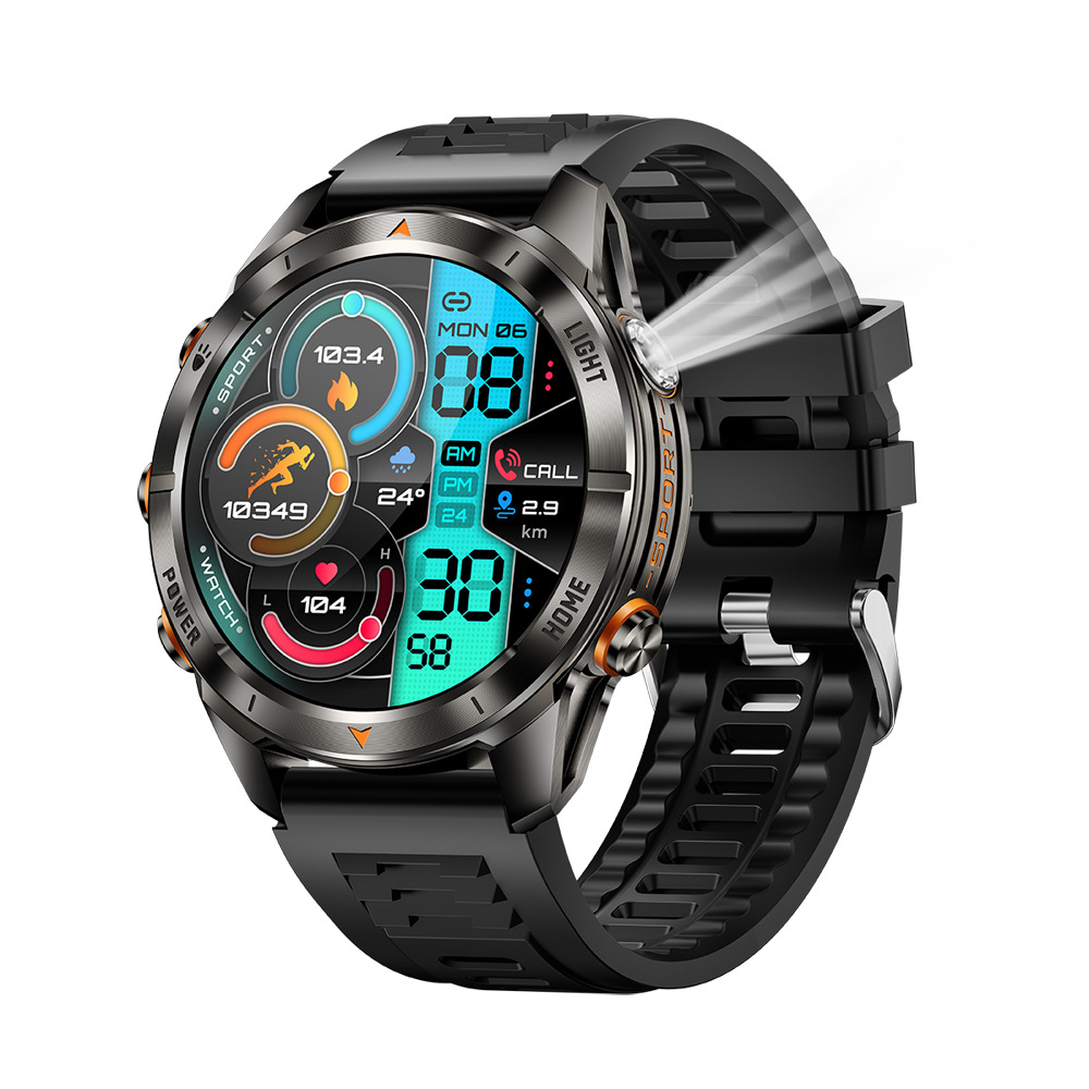 KT80 Smart Watch Full HD Screen Super Large Battery Bluetooth Calling - Image 4