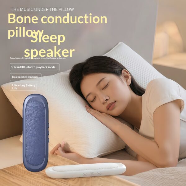 Sleep-aid Bluetooth Bone-conduction Mini Speaker With Up-and-down Sound And White Noise For Listenin - FastPickStore