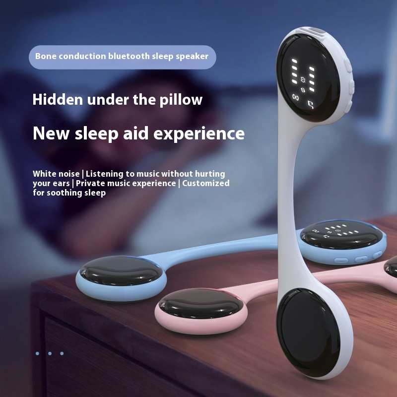 Bone Conduction Wireless Bluetooth Help Sleep Music Box Pillow Bluetooth Audio