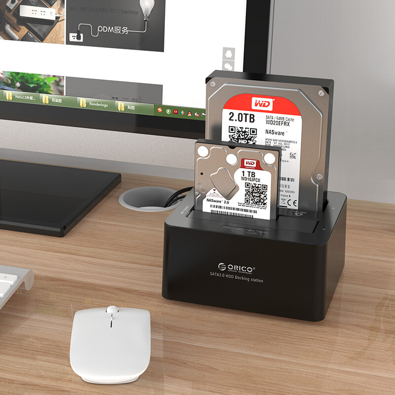 ORICO 6629US3 Dual-disk USB30 Mobile Hard Disk Box Holder Offline Copy Box - Image 2