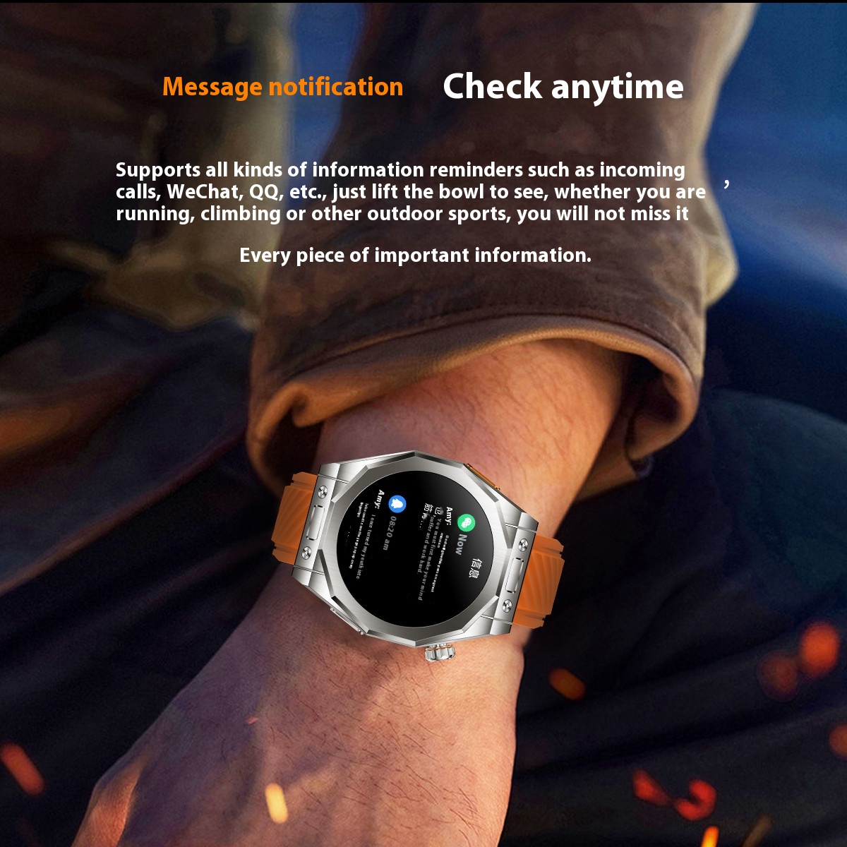 Smart Watch Genuine Rate NFC Three Strap Quality Sports Bracelet - Image 2