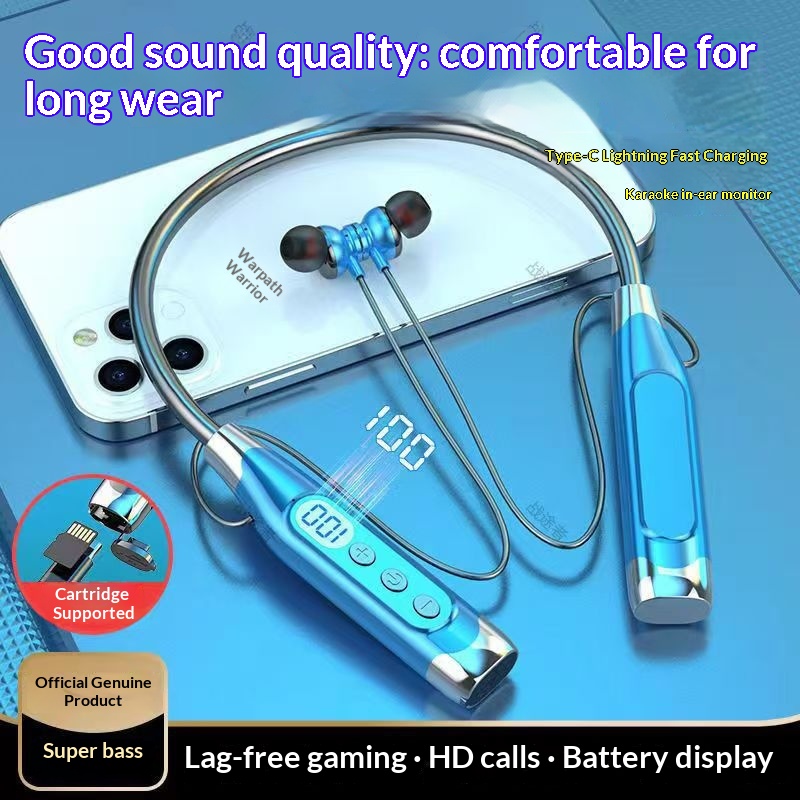 Wireless Bluetooth Neckband Earbuds With Ultra-long Battery Life - Image 2