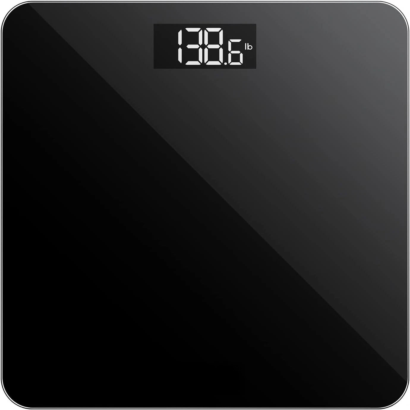 Digital Bathroom Scales 180KG Body Weight Weighing Scale LCD Electronic Black - Image 3