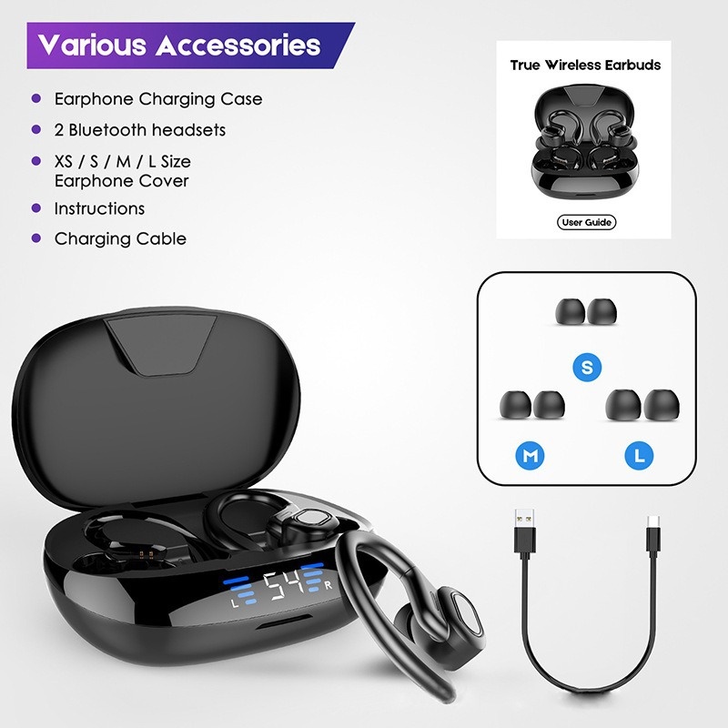 VV2 Bluetooth Earbuds Sports-Ready Music With Extra-Long Battery Life - Image 2
