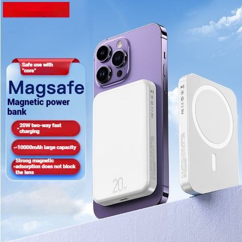 Portable Mobile Power Magnetic Wireless Charger - Image 2