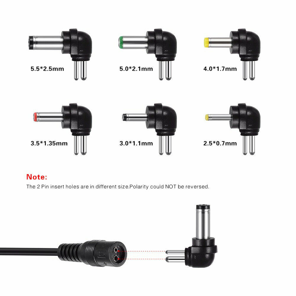 Universal 3-12V Adjustable Voltage Adaptor Charger USB AC DC Power Supply Adapte - Image 3