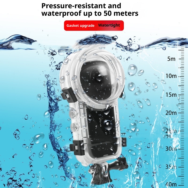 Applicable To X3 Fully Invisible Dive Case Waterproof And Sealed Invisible - Image 2