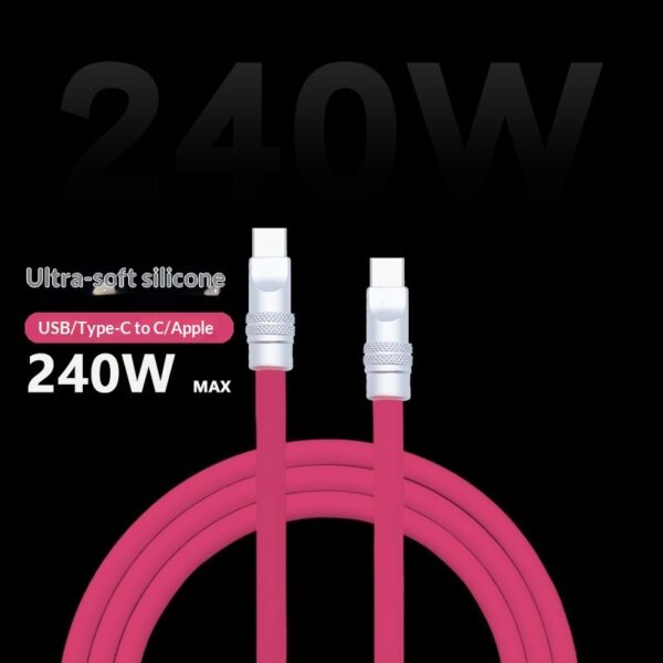 PD Fast-charging Dual-head Ultra-soft Silicone Data Cable - FastPickStore
