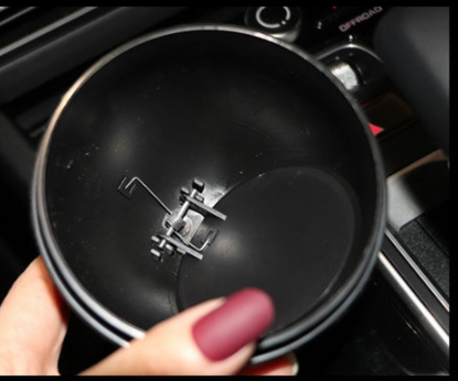 Car Trash Can Creative Swan Diamond Car Multi-function Storage Bucket Car Door Slot Water Cup Storage Bucket - Image 2