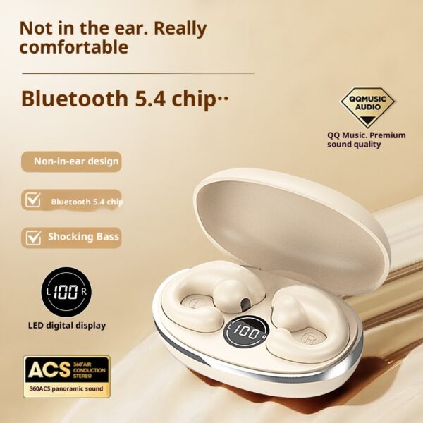 OWS Wireless Bluetooth Headset Bone Conduction Non-in-ear