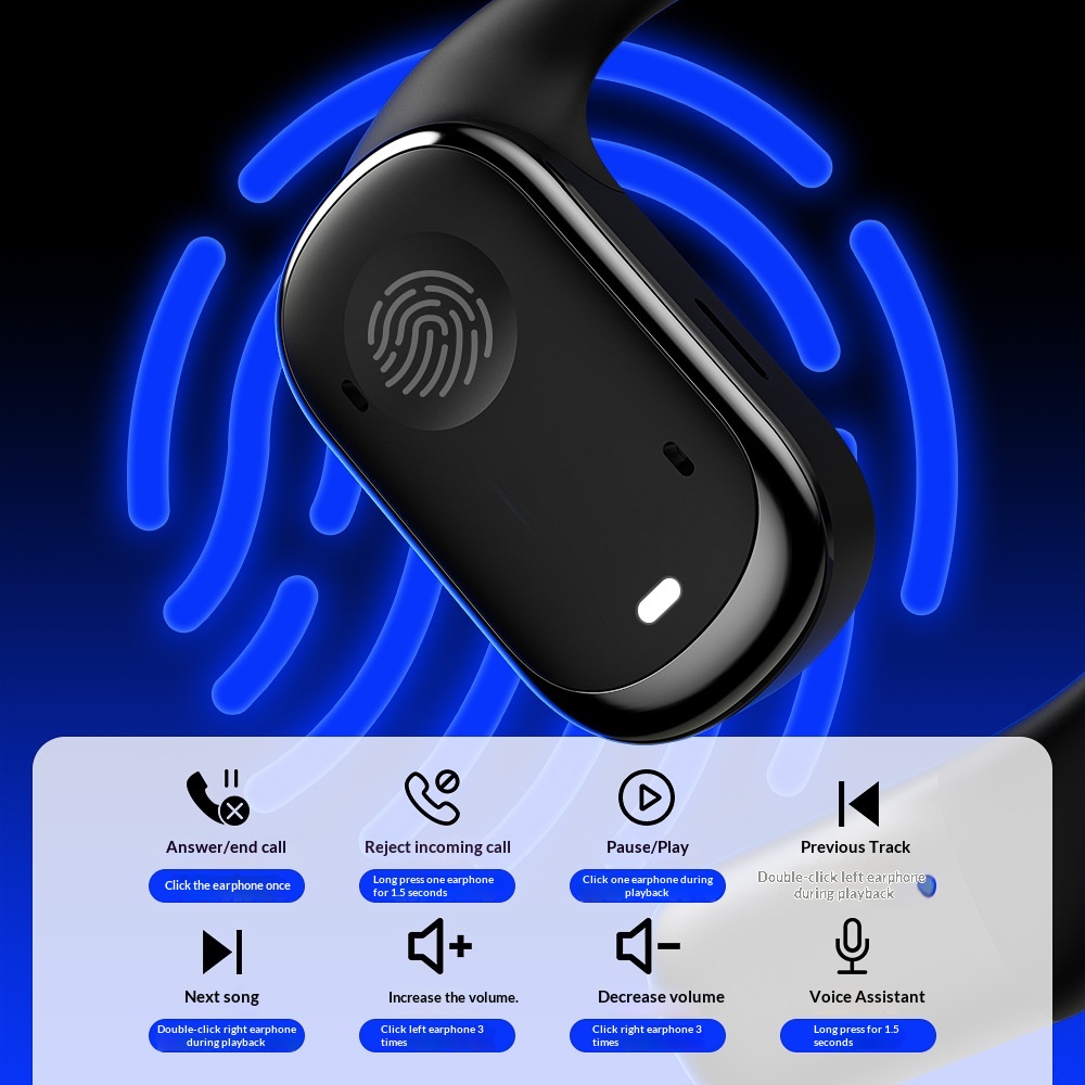 Bluetooth Earbuds Wireless Noise Cancellation With Ultra-Long Battery Life - Image 2