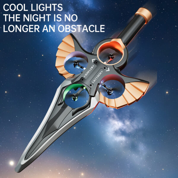 Drone Sword-flying Gesture Remote Control Flying Sword, Children's Gesture-sensing Aircraft, Toy For Boys, Entertainment, Birthday Gift