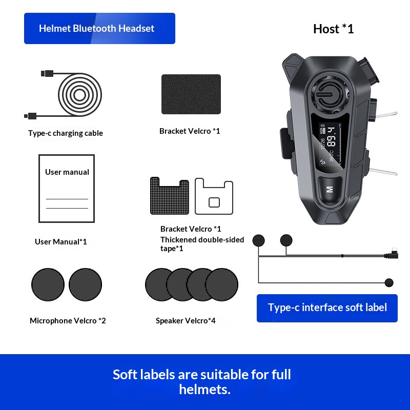 Motorcycle Helmet With Bluetooth Earphones And Water Resistance - Image 5