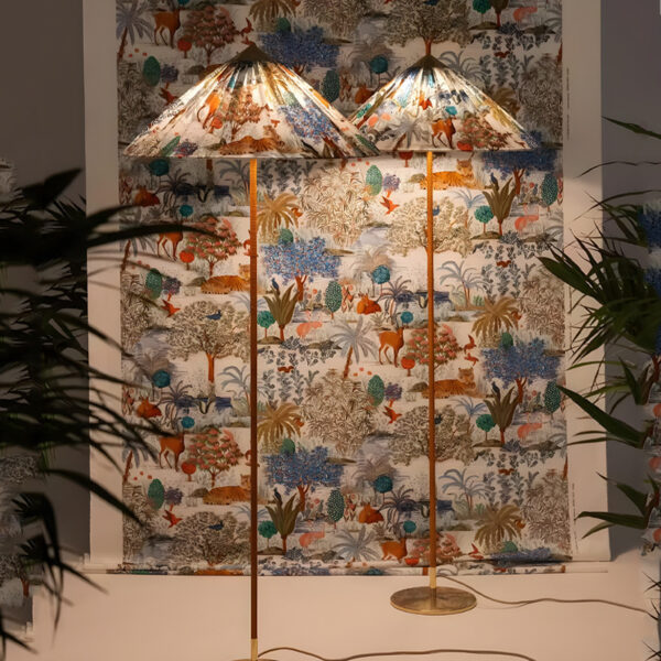 Household Fashionable And Creative Rattan Floor Lamp