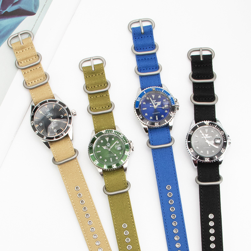Canvas Nylon Thickened Watch Band