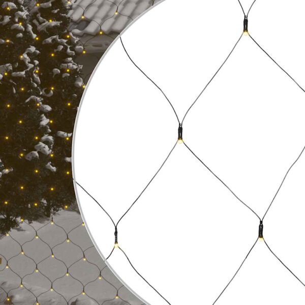 LED Light Net Warm White 3x2 m 204 LEDs Indoor