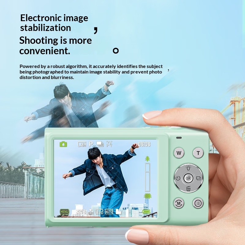 High-definition Digital Camera For Kids And Students Beauty-mode Selfie Camera Compact Point-and-shoot Camera - Image 2