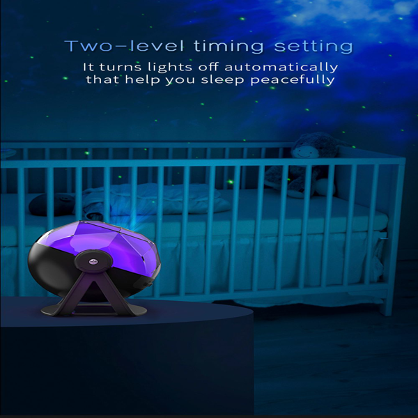 Galaxy Starry Sky Projection Lamp, Indoor Atmosphere Lighting Decoration - Image 2