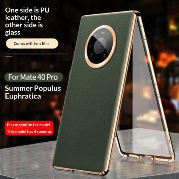 All-in-one Hard Magnetic-edge Case With Lens Protection Offering Full Coverage And Drop Resistance