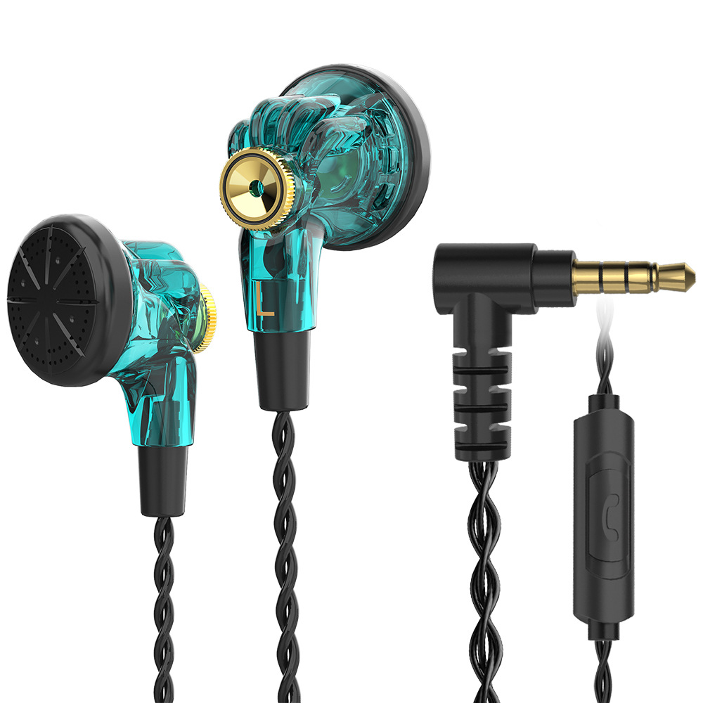 Wired Music Headset Flat Head Earbuds Computer Mobile Phone Universal - Image 5
