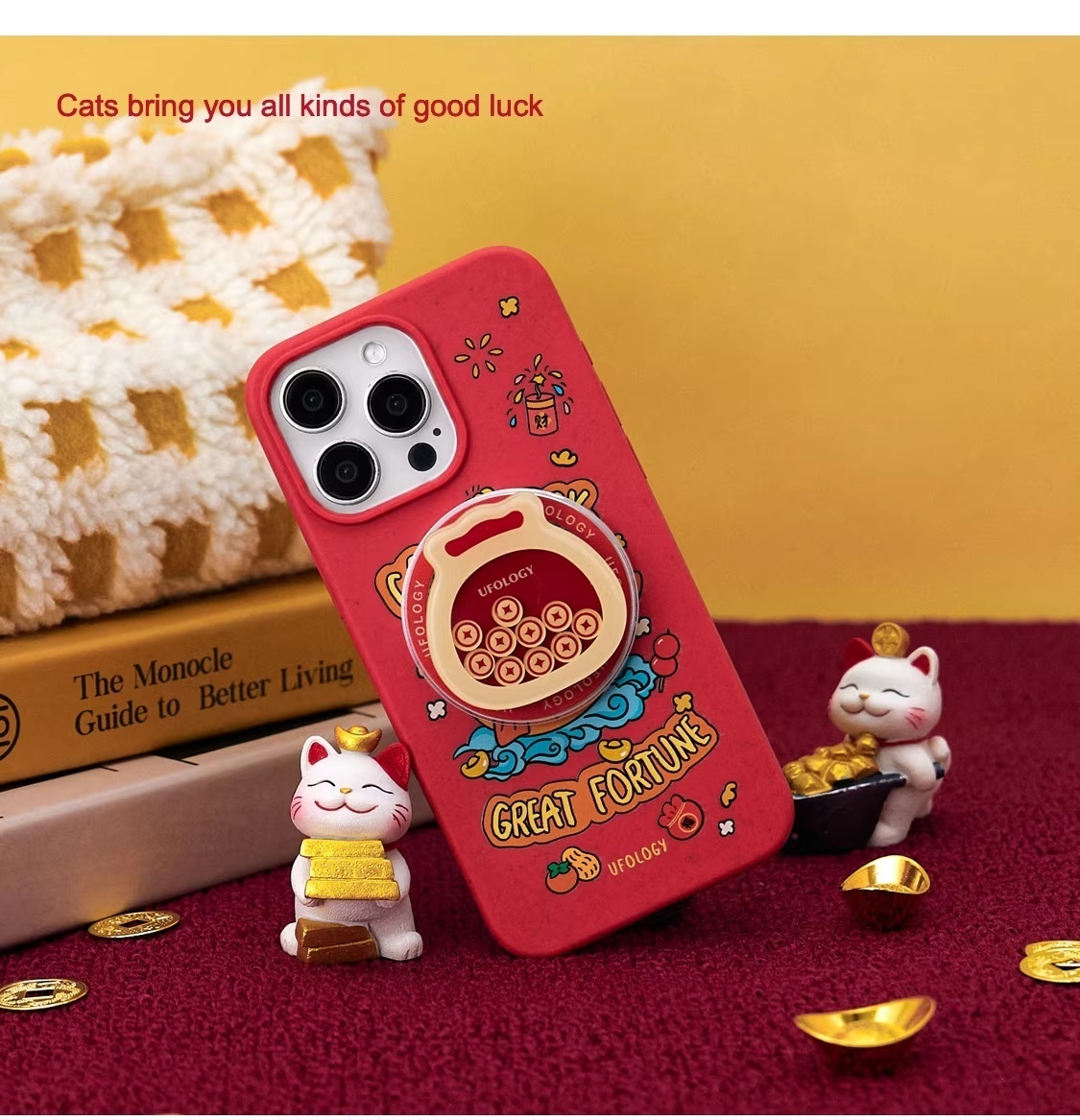 Chinese-style New Year Magnetic All-Cover Soft Phone Case - Image 2