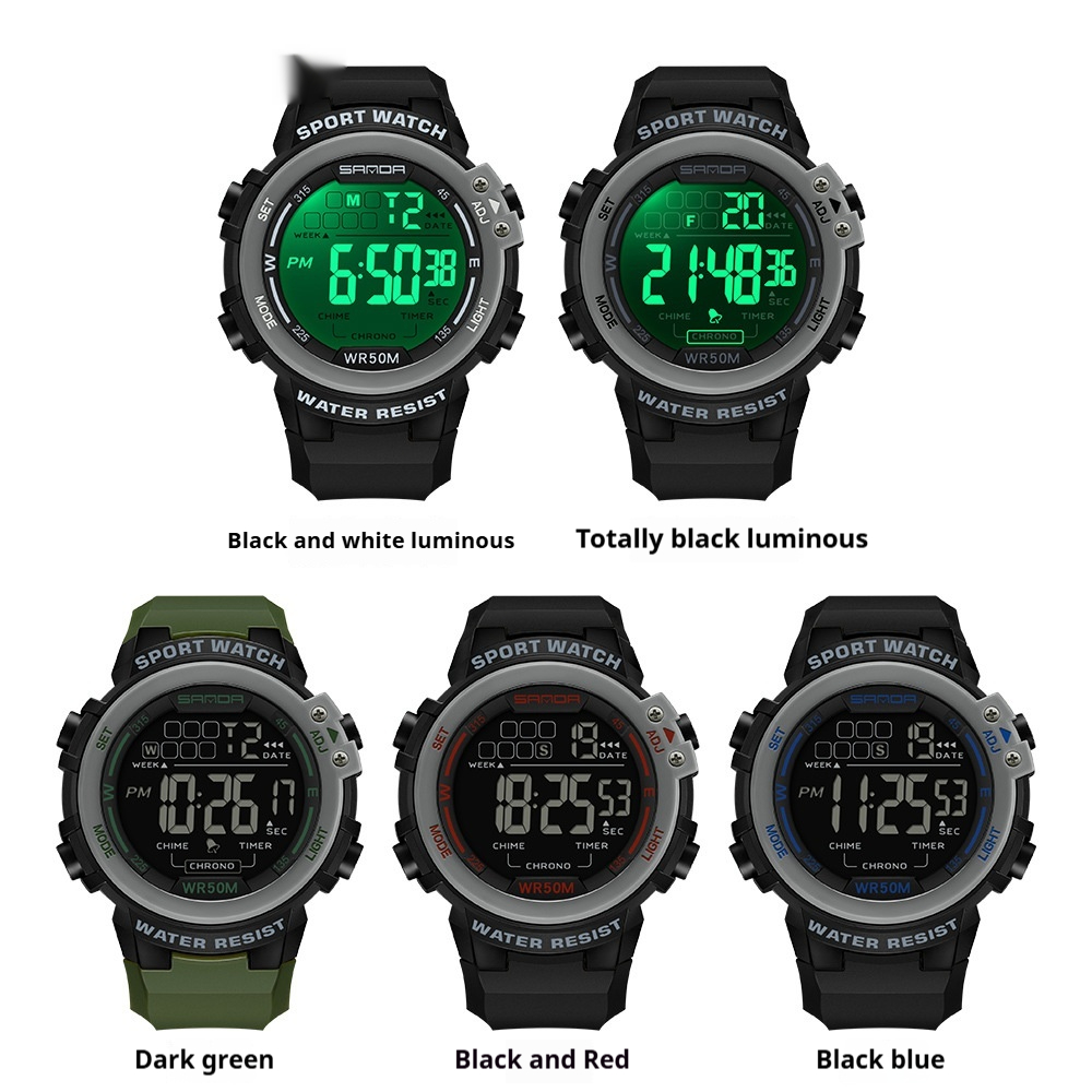 Multifunctional Youth Fashion Trend Luminous Men's Watch - Image 3