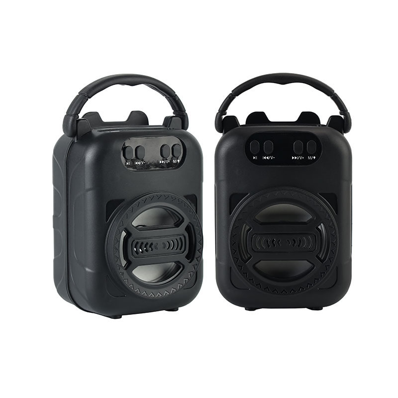 Outdoor Desktop Universal Bluetooth Card-reader USB Drive Radio Microphone Singing Wireless Speaker - Image 2