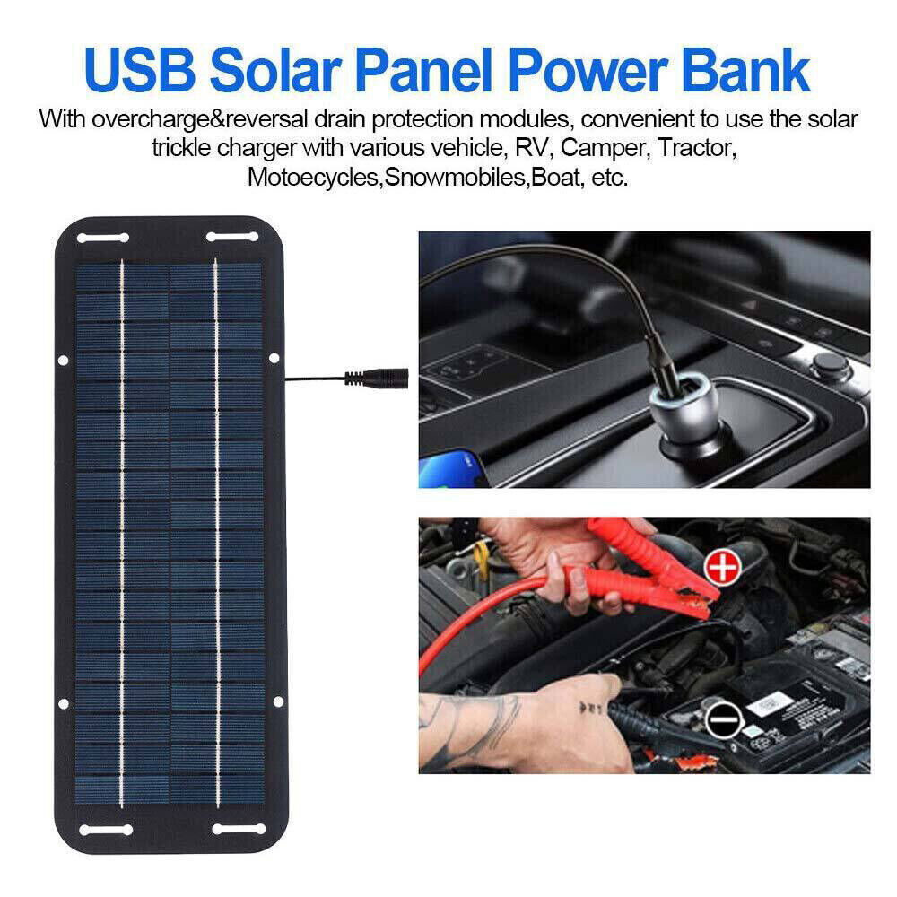 Solar Photovoltaic Panel 6W Charger Outdoor Portable Car Mobile Phone Charging Panel - Image 2