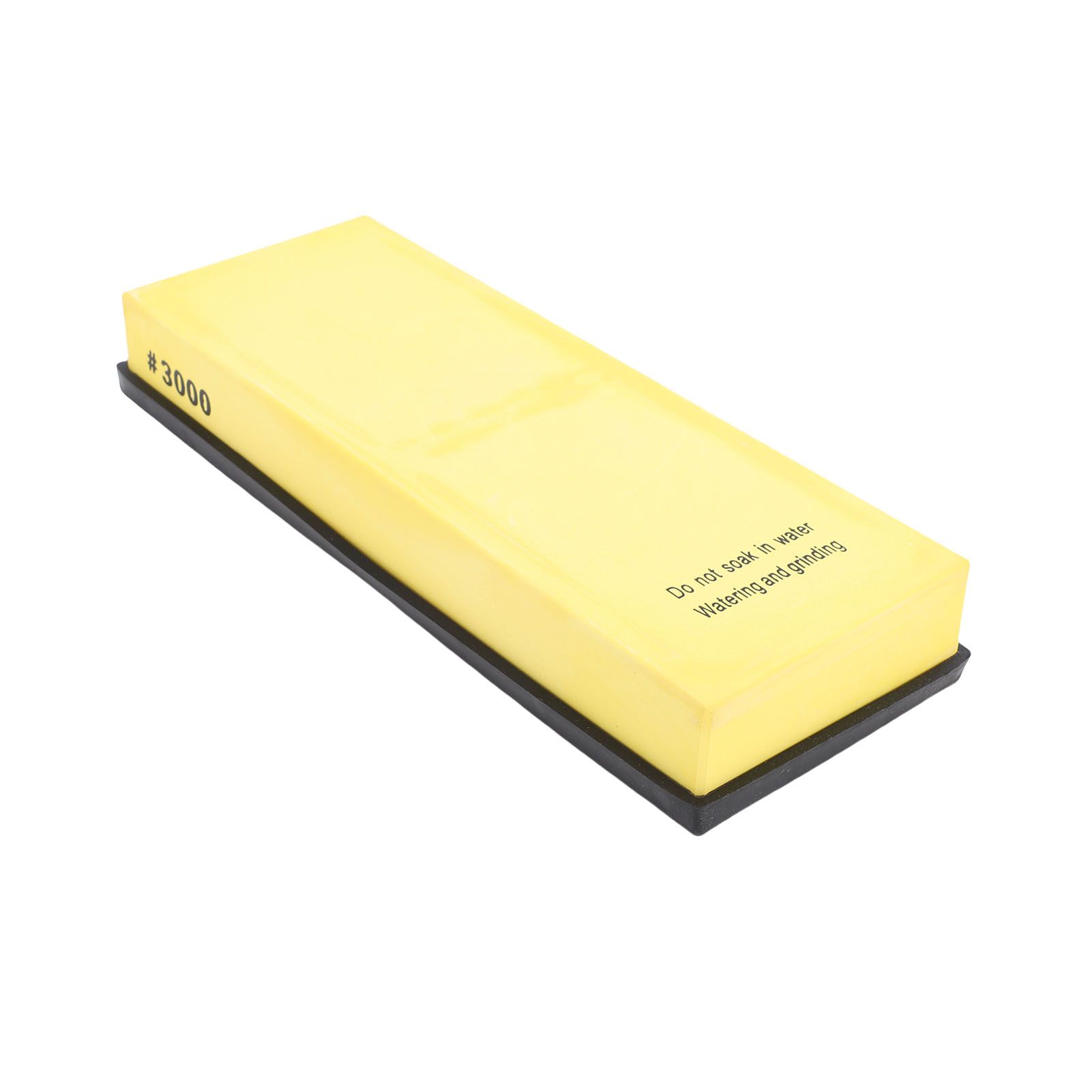 Sharpening Stone Yellow 3000 Grit Professional Whetstone With Anti Slip Base For Kitchen Cutters Scissors - Image 3
