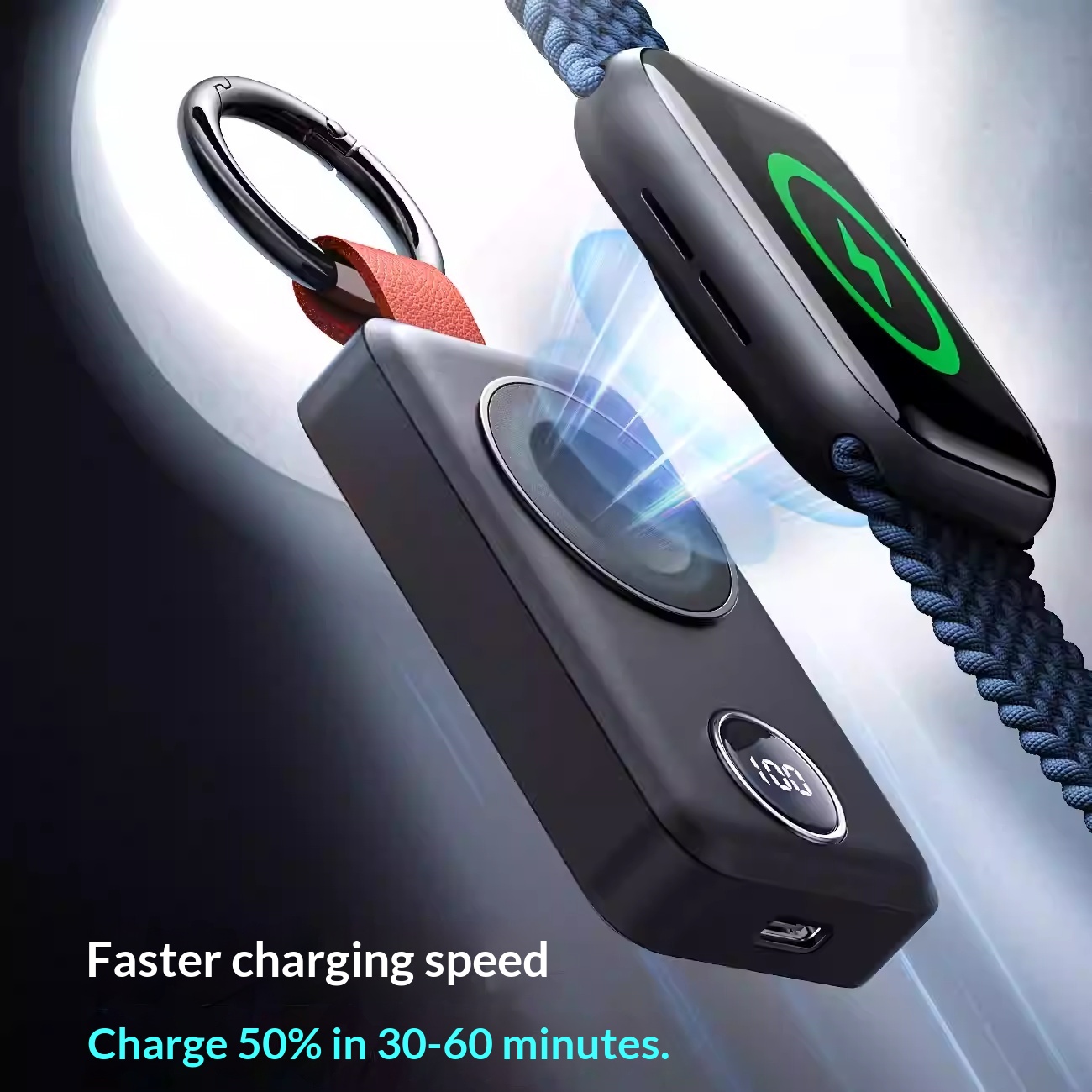 2000mAh Portable Magnetic Wireless Charger image 2
