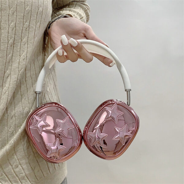 Ins-plated 3D Star shaped Earphone Case