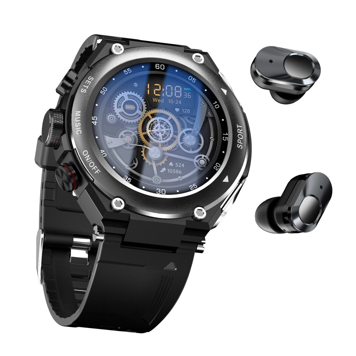 Smart Watch Bluetooth Headset Three-in-one Call Music Heart Rate Sports Watch - Image 5