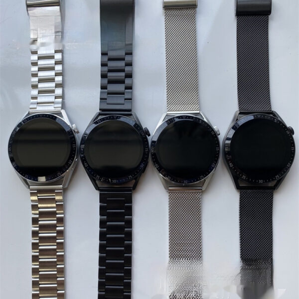 Smart Round Screen Heart Rate Blood Oxygen Blood Pressure Call GT3 Watch