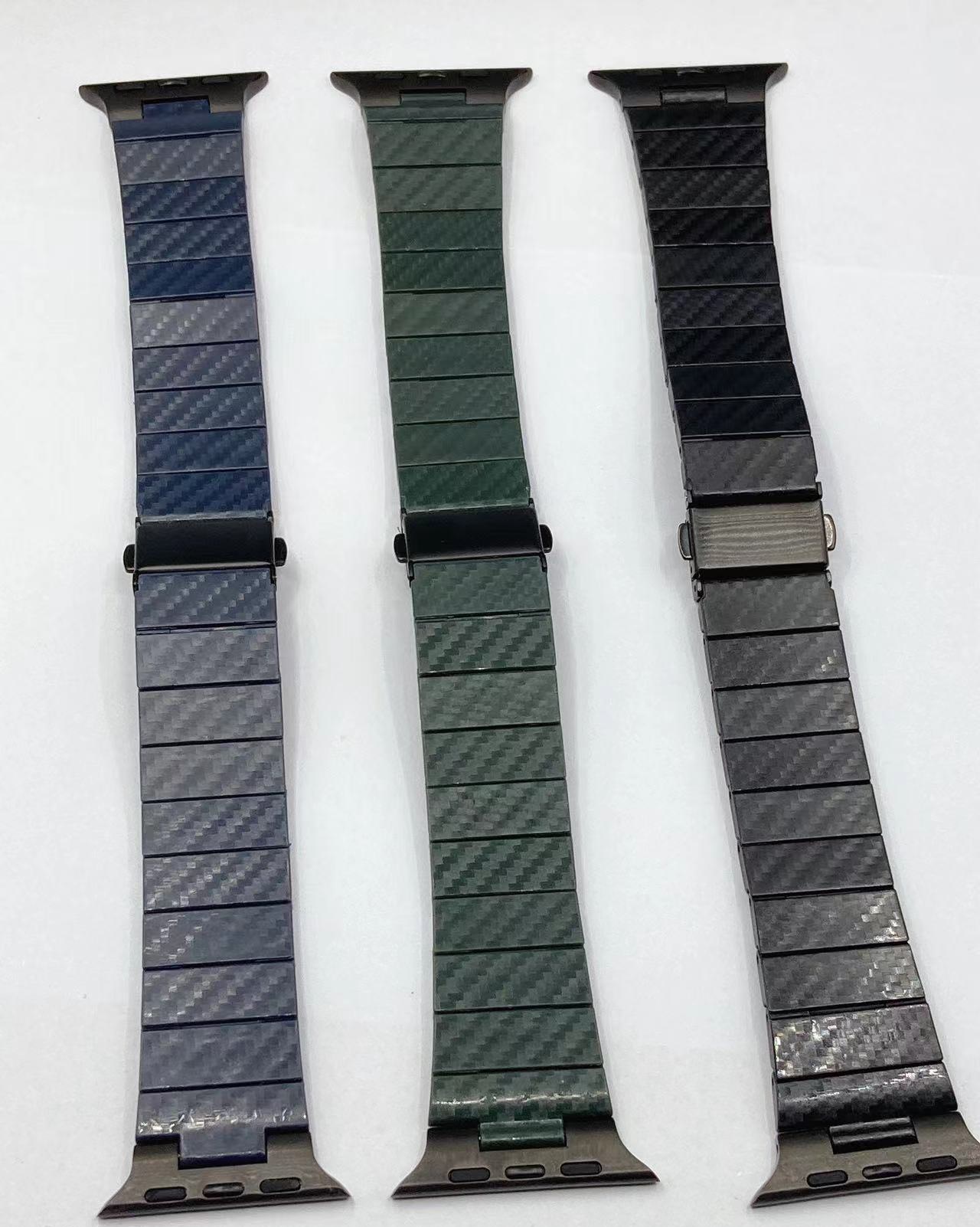 Carbon Fiber Watch Band Suitable For Iwatch876543SE Generation Watch - Image 2