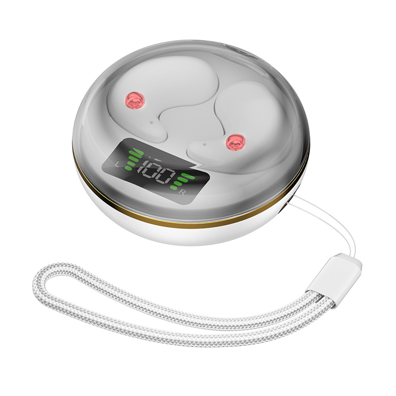 New Bluetooth Wireless TWS Sleep Headphones Binaural Mini Portable Digital Display - Image 5