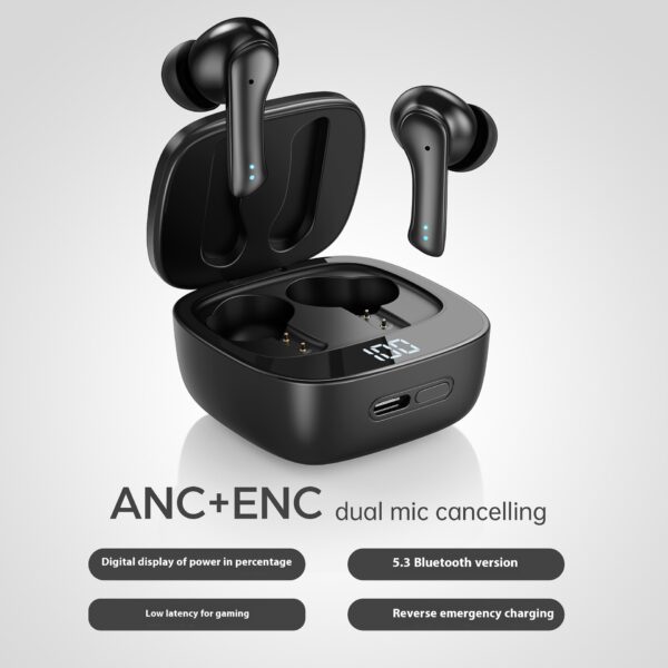 ANC ENC Noise Reduction XY16 Wireless Dual-camera Bluetooth Headset