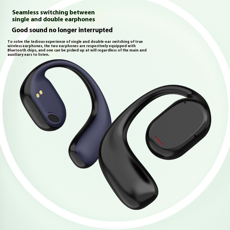 Wireless Ear Hook Bone Conduction Non In-ear High Sound Quality Bluetooth Headset - Image 2
