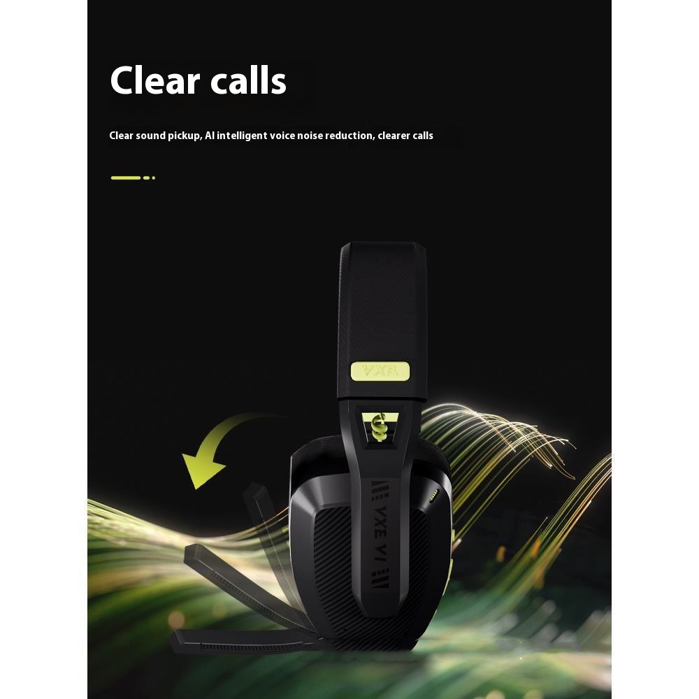 Bluetooth 24g Three-mode Lightweight Head-mounted With Microphone Computer Gaming Headset For E-sports - Image 3