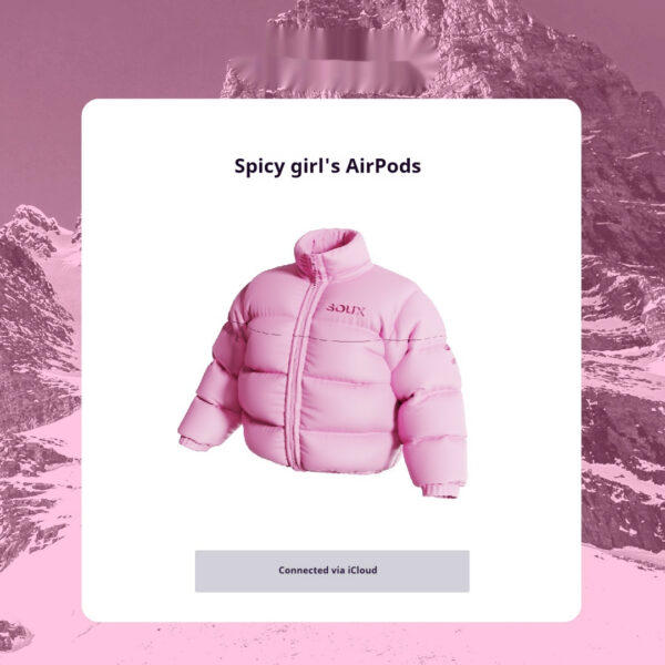 Down Jacket Headphone Protective Case