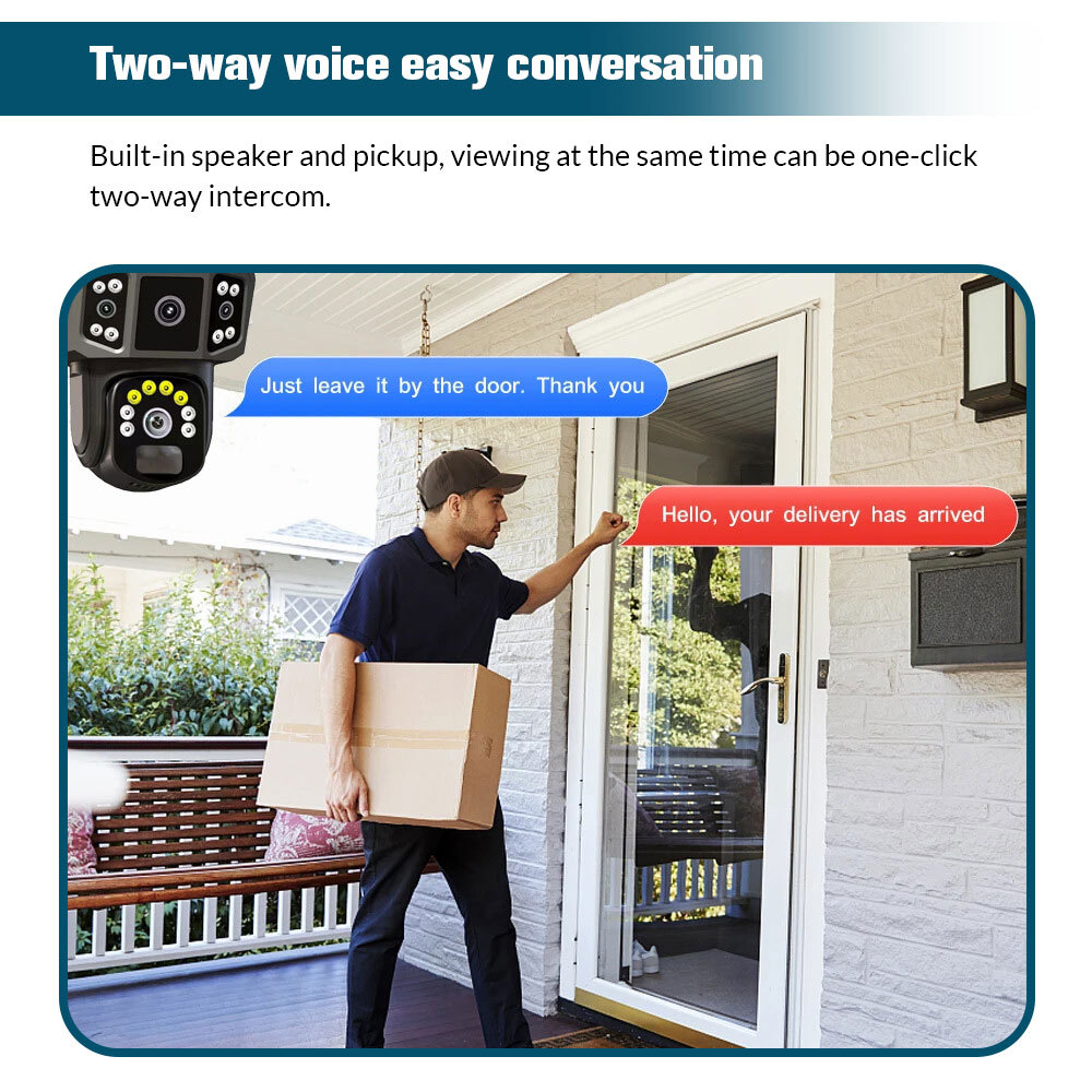 Outdoor Solar Security Camera Wifi Solar Battery CCTV Surveillance Wireless UK - Image 4