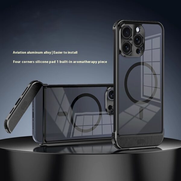 Simple And Breathable Metal Frame Phone Case