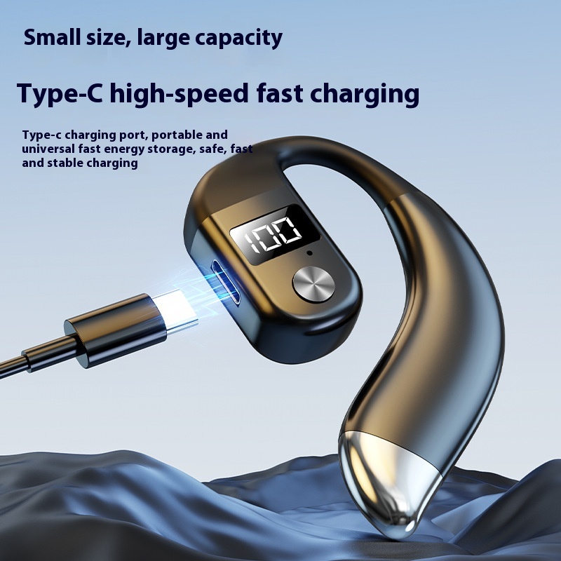 Digital Display 5.4 Over The Ear 30h Ultra Long Battery Life Bluetooth Earphones - Image 4