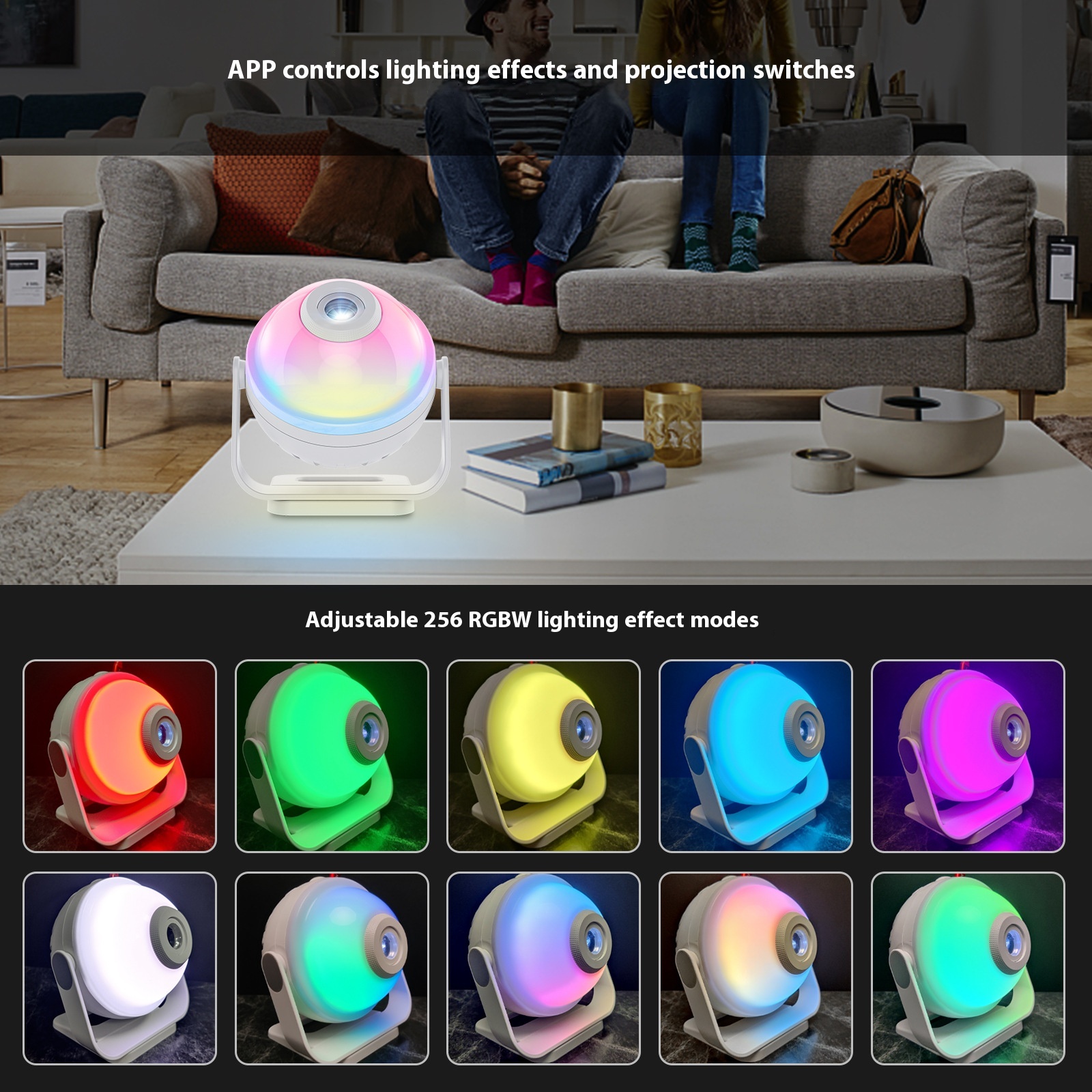 Galaxy Starry Sky Projection Lamp Small Night Lamp Star Light Ambience Light - Image 2