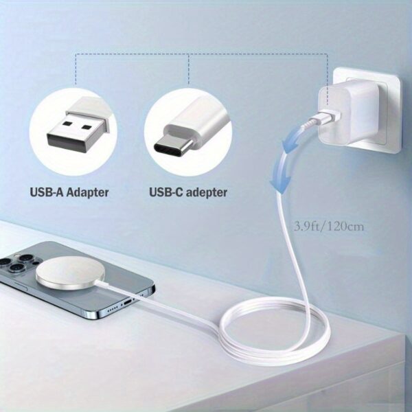 2-in-1 Ultra-Thin Magnetic Wireless Charger - FastPickStore