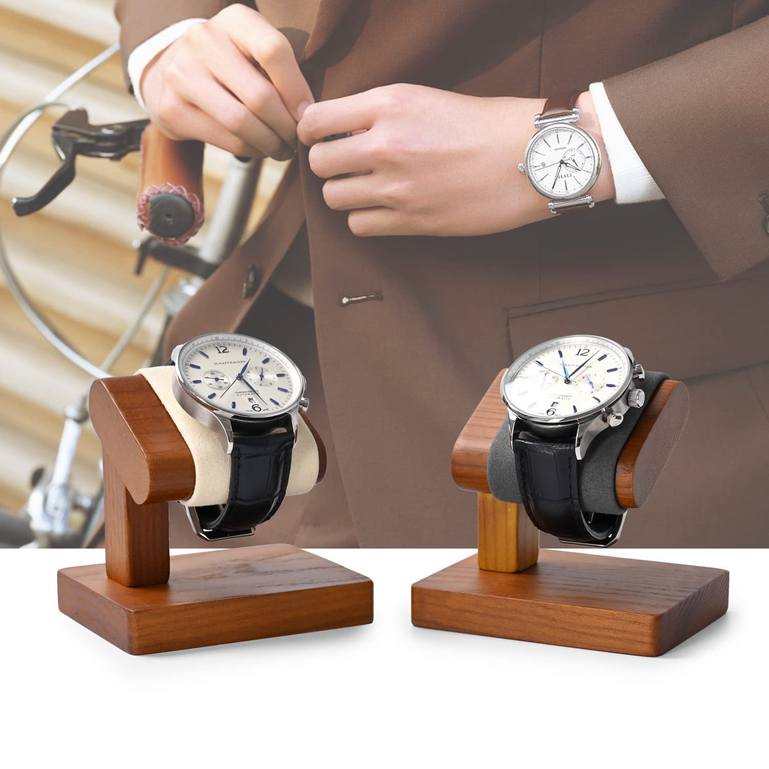 Wooden Single Table Display Stand Desktop Decoration - Image 2