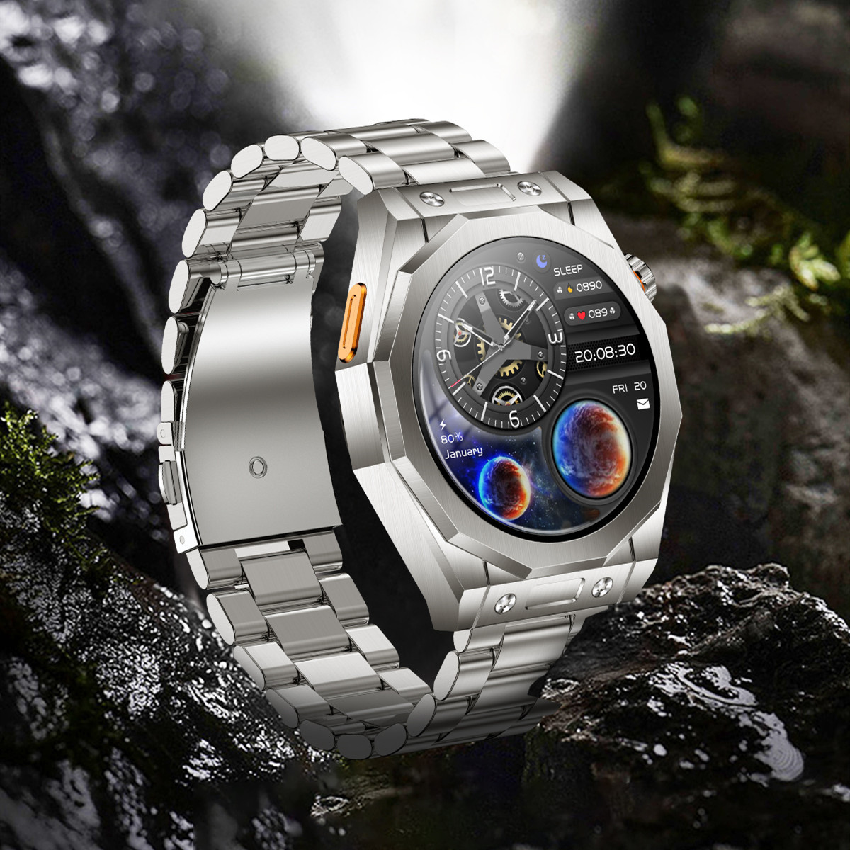 Smart Watch Genuine Rate NFC Three Strap Quality Sports Bracelet - Image 4